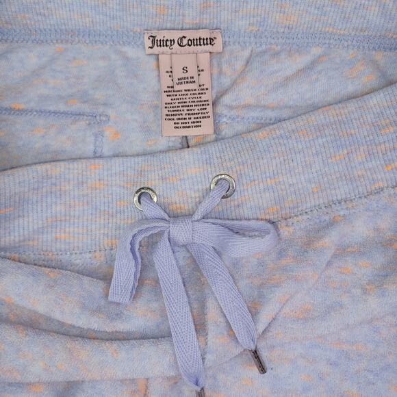 Juicy Couture Women Small Terry Cropped Pants Crown Logo Y2K Paris Hilton Retro - Picture 3 of 11